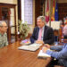 El delegado del Gobierno, José Pablo Sabrido, se reúne con el presidente de AVALTO, Manuel Prior